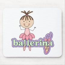 Bailarina triguenha - camiseta e presentes cor-de- mousepad