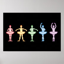 Bailarinas do arco-íris posteres