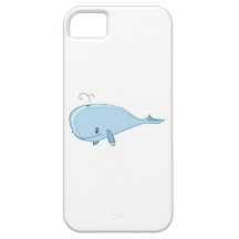 Baleia dos desenhos animados capa de iPhone 5 Case-Mate