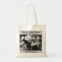 Balés Russes Anna Pavlova Bolsas De Lona