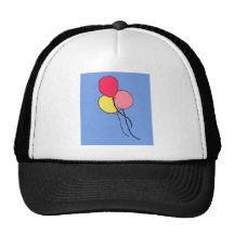 Ballons cor-de-rosa bonés