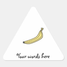 Banana Adesivo Em Forma De Triângulo