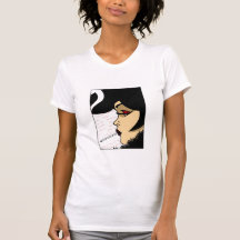 Banda desenhada Brunette Camiseta