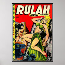 Bandas desenhadas do vintage - poster