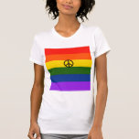 bandeira azul da paz tshirt