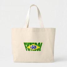 Bandeira brasileira Futebol de Futebol Brasil Band Bolsas De Lona