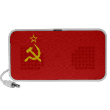 Bandeira comunista URSS de Rússia Caixinhas De Som Para Mp3