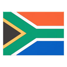 Bandeira de África do Sul Convite Personalizados