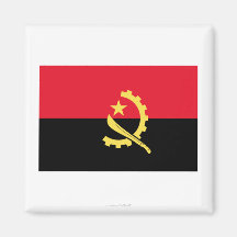 Bandeira de Angola Imã De Geladeira