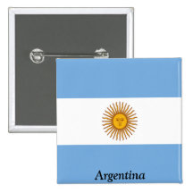 Bandeira de Argentina Boton