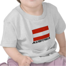 Bandeira de Áustria Camiseta