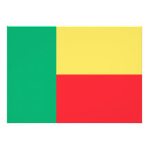 Bandeira de Benin Convite Personalizados