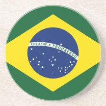 Bandeira de Brasil Porta Copo