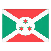 Bandeira de Burundi Convites Personalizado