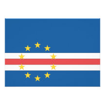 Bandeira de Cabo Verde Convite