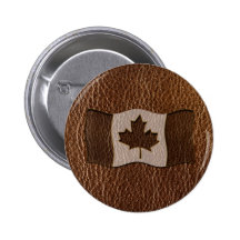 Bandeira de Canadá do Couro-Olhar Pins