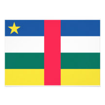 Bandeira de Central African Republic Convites