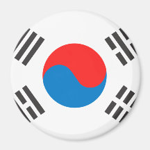 Bandeira de Coreia do Sul Imã