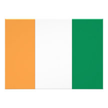 Bandeira de Coted Ivoire Convite Personalizados