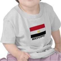 Bandeira de Egipto Camisetas