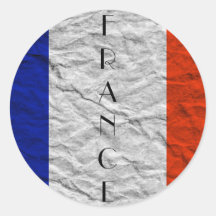bandeira de france adesivos em formato redondos