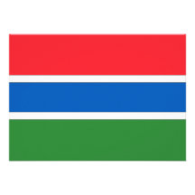 Bandeira de Gambia Convites Personalizados