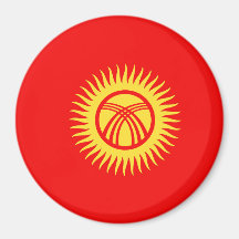 Bandeira de Kyrghyzstan Ima De Geladeira