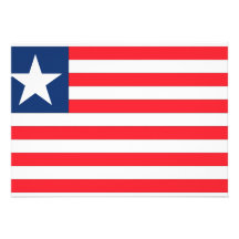 Bandeira de Liberia Convite
