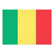 Bandeira de Mali Convite Personalizado