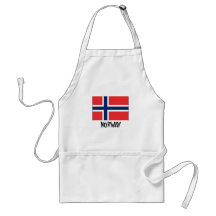 Bandeira de Noruega Avental