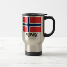 Bandeira de Noruega Caneca