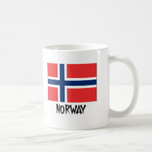 Bandeira de Noruega Caneca