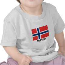 Bandeira de Noruega Tshirts
