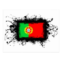 Bandeira de Portugal Cartoes Postais