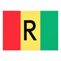 Bandeira de Rwanda Convites Personalizados