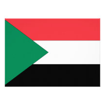 Bandeira de Sudão Convite Personalizados
