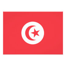 Bandeira de Tunísia Convite Personalizados