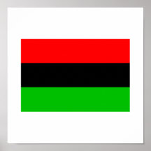 Bandeira do afro-americano impressão