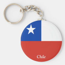 Bandeira do Chile Chaveiro
