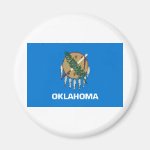 Bandeira do estado de Oklahoma Imãs