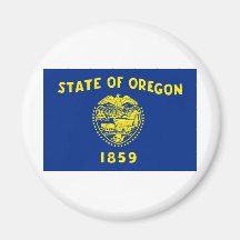 Bandeira do estado de Oregon Imãs