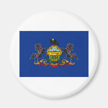Bandeira do estado de Pensilvânia Imã De Geladeira