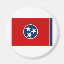 Bandeira do estado de Tennessee Imãs De Geladeira