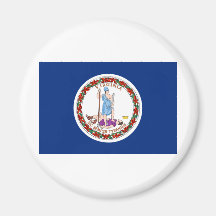 Bandeira do estado de Virgínia Imas De Geladeira