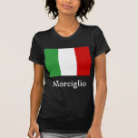 Bandeira do italiano de Morciglio Tshirts