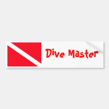 Bandeira do mergulho adesivos