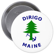Bandeira do umbigo de Maine Pins