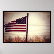 Bandeira do vintage poster