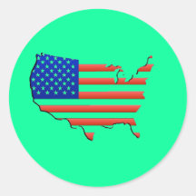 Bandeira dos Estados Unidos Adesivo