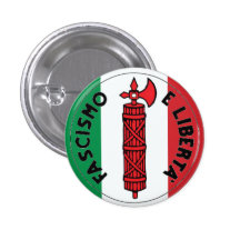 bandeira italiana Movimento Fascismo e Liberta Botons